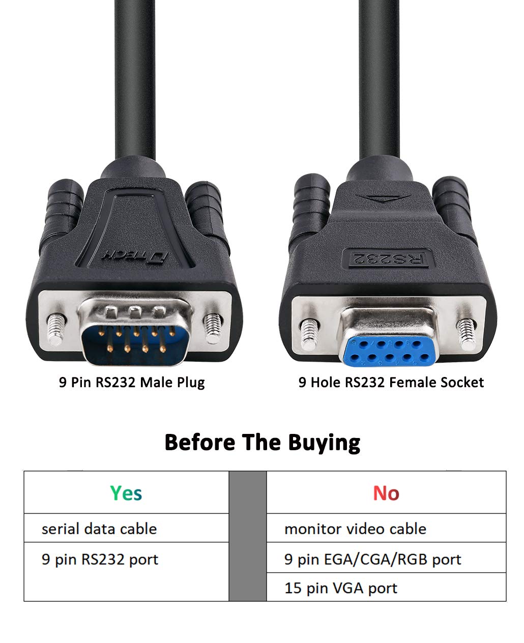 1m　RS232C ストレートケーブル　シリアルクロス　オス・メス　BK 16個 Amazon.co.jp: DTECH RS232C シリアルケーブル 2m ストレート